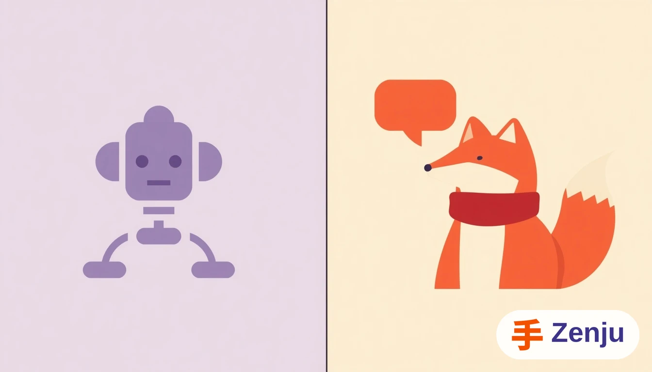 Dos opciones enfrentadas: un chatbot con árbol de decisión rígido vs. un agente de IA conversacional