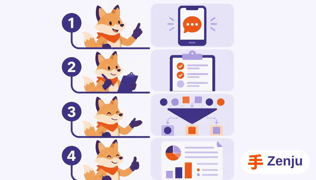 Flujo paso a paso de configuración de un agente de IA para inscripciones escolares en WhatsApp