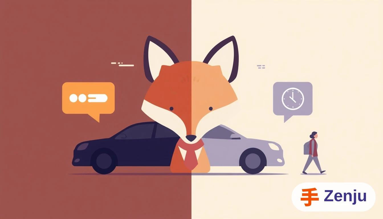 Comparación visual entre un cliente que recibe cotización rápida vs uno que espera y se va con la competencia